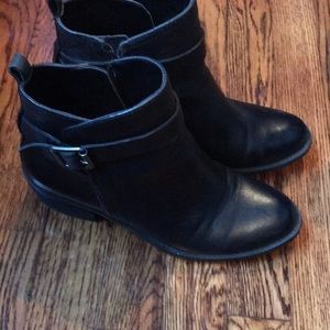 Vince Camuto black ankle boots